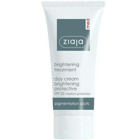 Crema protectoare de zi pentru depigmentare SPF20, 50 ml, Ziaja