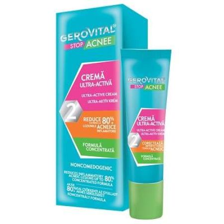 Crema ultra-activa Gerovital Stop Acnee, 15ml, Farmec