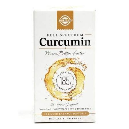 Curcumin spectru complet, 30 capsule, Solgar