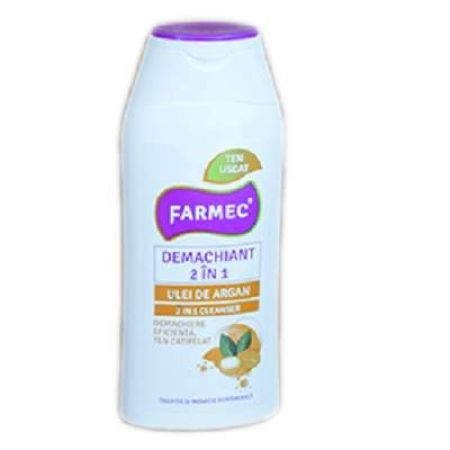 Demachiant 2in1 cu ulei de argan, 200ml, Farmec