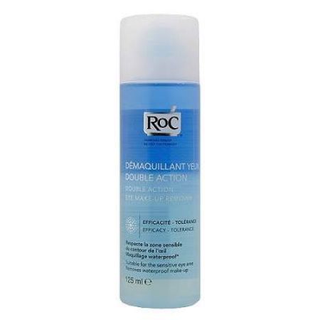 Demachiant cu dubla actiune, pentru ochi, 125 ml, Roc