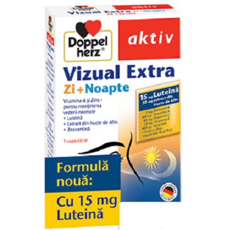 Doppelherz Aktiv Vizual Extra Zi si Noapte, 30 cps, Queisser Pharma