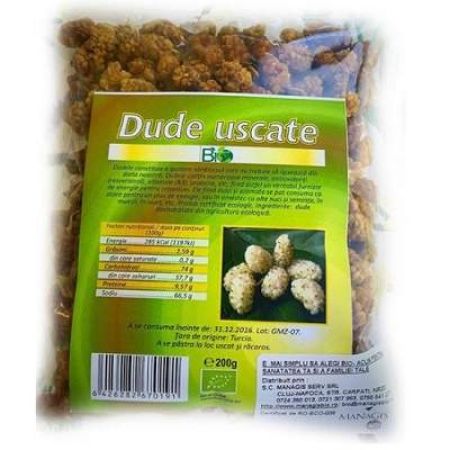 Dude uscate Bio, 200 g, Managis