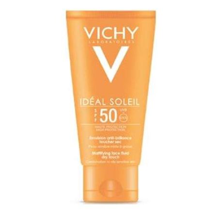 Emulsie anti-stralucire cu efect uscat SPF 50 Ideal Soleil, 50 ml, Vichy