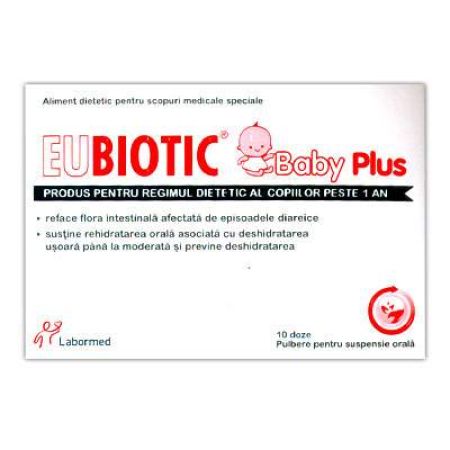 Eubiotic Baby Plus, 10 doze, Labormed