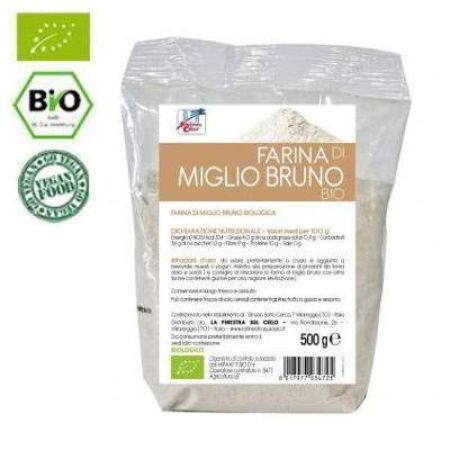 Faina bio din mei brun, 500 g, La Finestra Sul Cielo