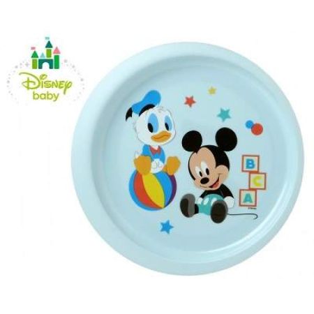 Farfurie intinsa din PP Mikey blue, Disney baby, 1328K, Trudeau  