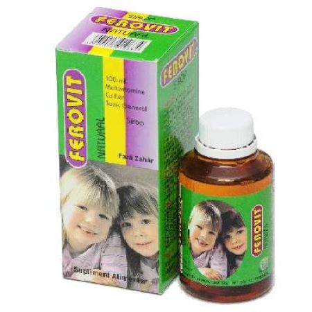 Ferovit Sirop, 100 ml, Natural Pharmaceuticals