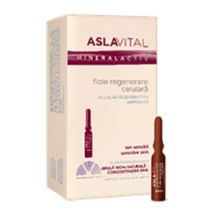 Fiole regenerare celulara MineralActiv, 7x2 ml, AslaVital