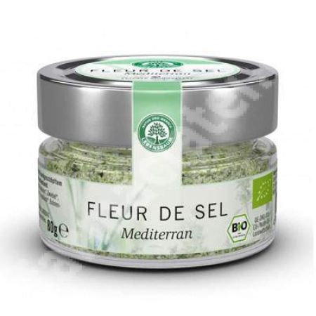 Flori de sare de mlastina egeeana cu ierburi mediteraneene, BIO, 80 g, Lebensbaum