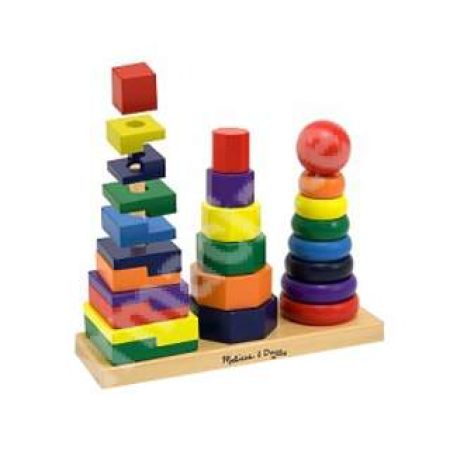 Forme geometrice de stivuit, MD0567, Melissa&Doug