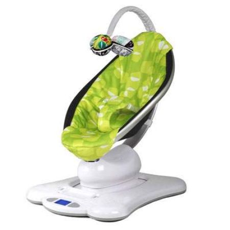 Fotoliu balansoar green Mamaroo, +0 luni, 4Moms