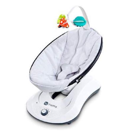 Fotoliu balansoar RockaRoo Classic Grey, 0-1 an, 4Moms 