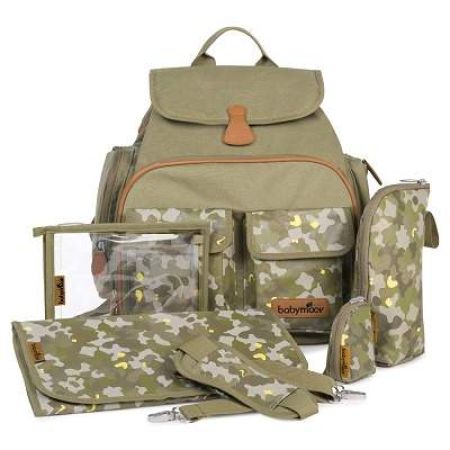 Geanta multifunctionala - New Globber, Olive, A043556, Babymoov 