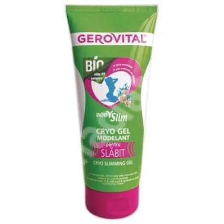 Gel Bio modelant pentru slabit Gerovital Cryo Body Slim, 200 ml, Farmec