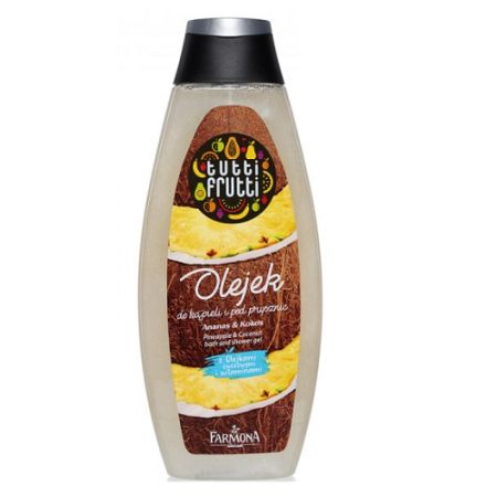 Gel de dus Ananas si Cocos Tutti Frutti, 425 ml, Farmona