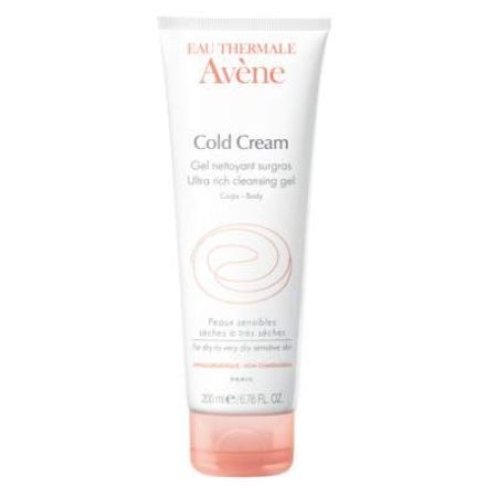 Gel de dus Avene Cold Cream, 200 ml, Pierre Fabre