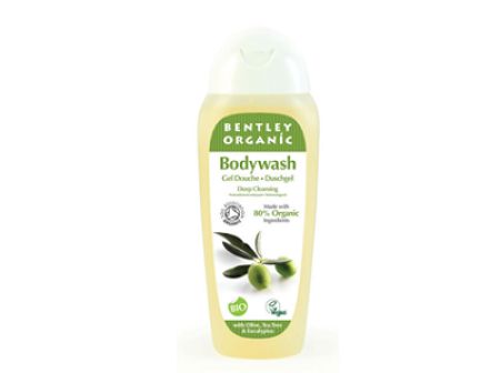 Gel de dus cu masline pentru curatare profunda, 250 ml, Bentley Organic