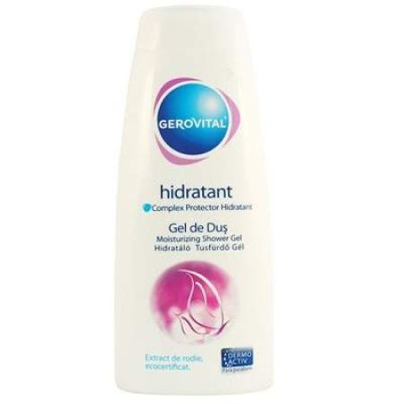 Gel de dus hidratant cu extract de rodie Gerovital, 400 ml, Farmec