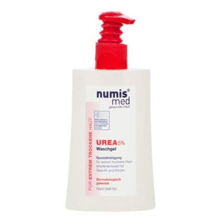 Gel de spalare dermatocosmetic cu uree 5% pentru piele uscata si foarte uscata, 200 ml, NumisMed