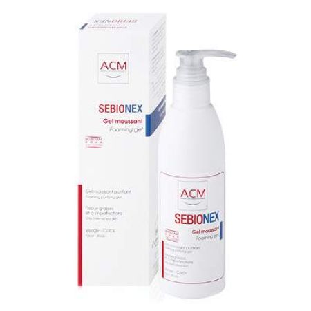 Gel spumant de curatare Sebionex, 200 ml, Acm