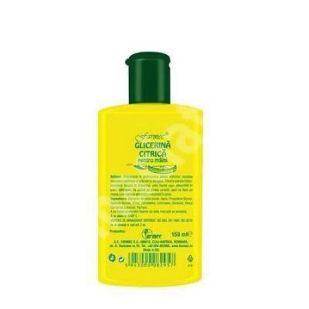 Glicerina citrica pentru maini, 150 ml, Farmec