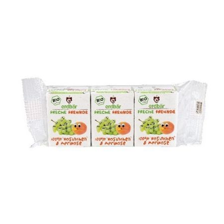 Gustare Bio din caise si stafide, 3 buc X 14g, Freche Freunde