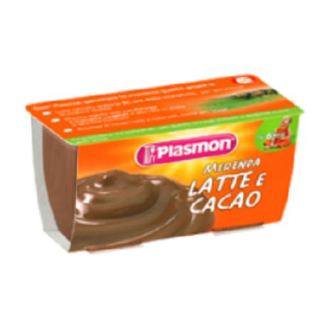 Gustare Merenda cu lapte si cacao, +6luni, 2x120g, Plasmon