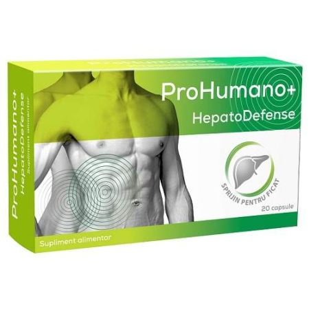 HepatoDefense, 20 capsule, ProHumano+