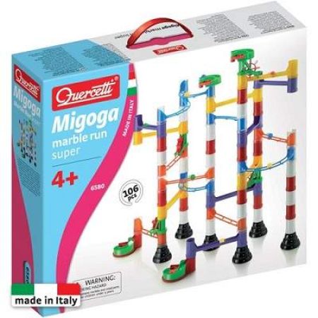 Joc cu bile Migoga Super Marble Run, +4ani, Q6580, Quercetti