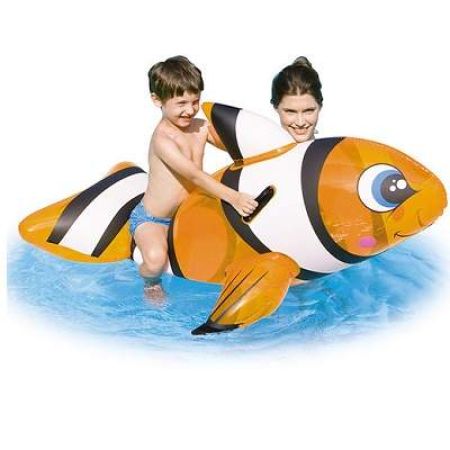 Jucarie gonflabila pluta pentru inot, Clownfish, 157x94cm, BestWay