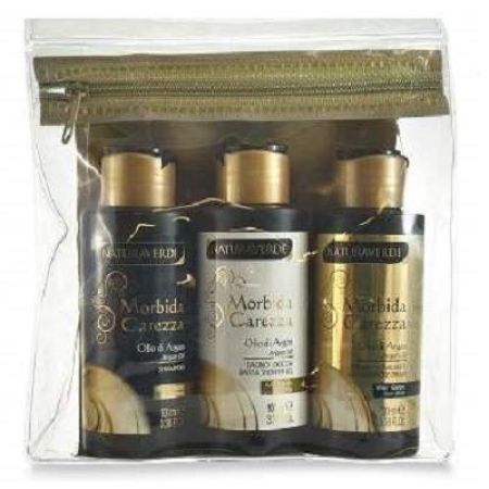 Kit calatorie- Sampon 100ml, Gel de dus 100ml, Crema de corp 100 ml, Naturaverde