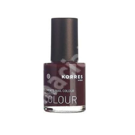 Lac cu Provitamina B5 pentru unghii, nuanta 59, Dark Red, 10 ml, Korres