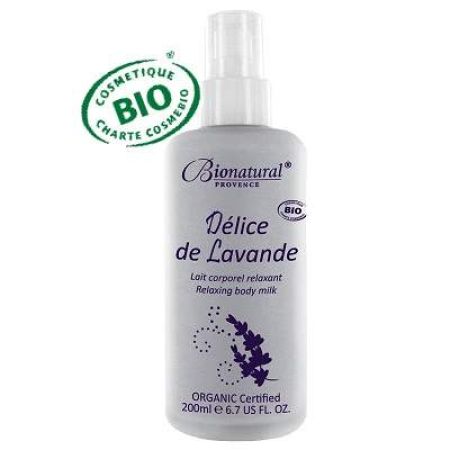 Lapte bio de corp relaxant cu aloe vera si lavanda, 200ml, BioNatural