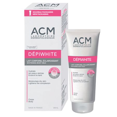 Lapte de corp pentru luminozitate Depiwhite, 200 ml, ACM