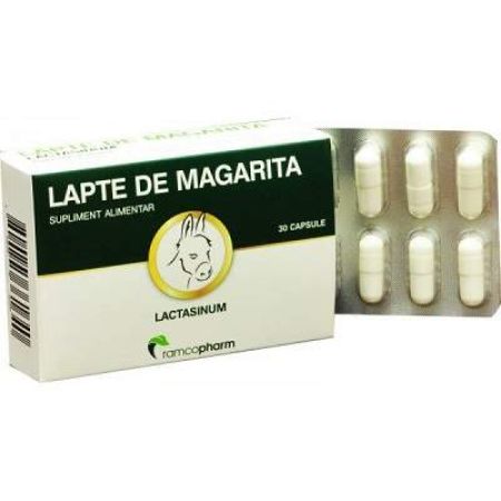 Lapte de magarita, pentru adulti, 30 comprimate, Ramcopharm