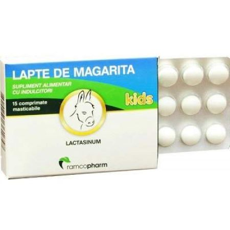 Lapte de magarita pentru copii, 15 capsule, Ramcopharm