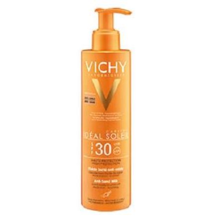 Lapte de protectie Anti-Nisip, Ideal Soleil SPF 30, 200ml, Vichy