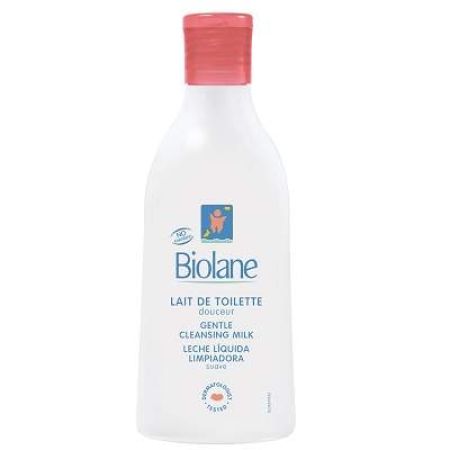 Lapte de toaleta delicat pentru fata, corp si zona scutecului, 200ml, Biolane