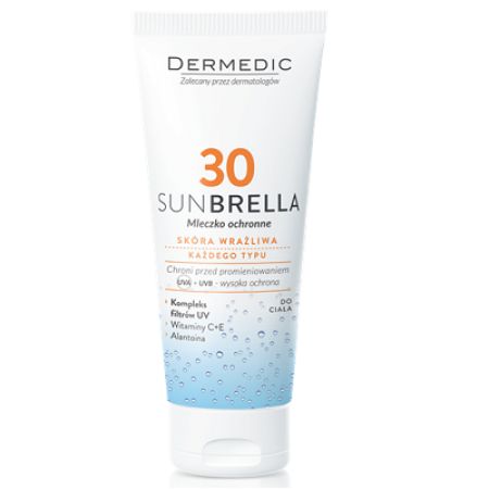 Lapte protectie solara SPF30+ SunBrella, 200g, Dermedic