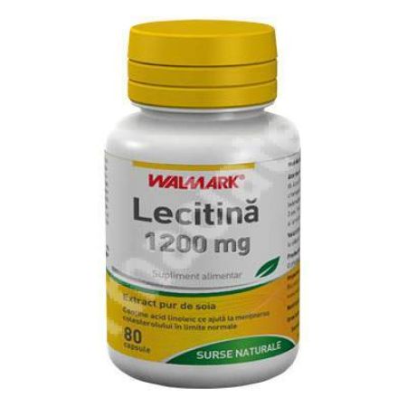 Lecitina 1200mg, 80 capsule, Walmark