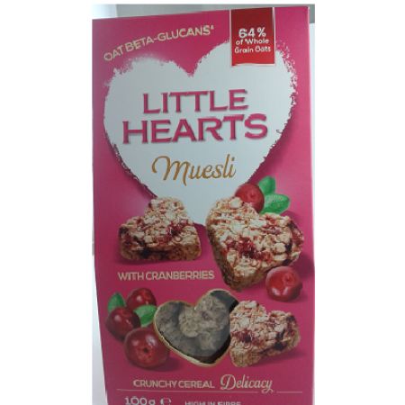 Little Hearts cu merisor, 100 g, Sanovita