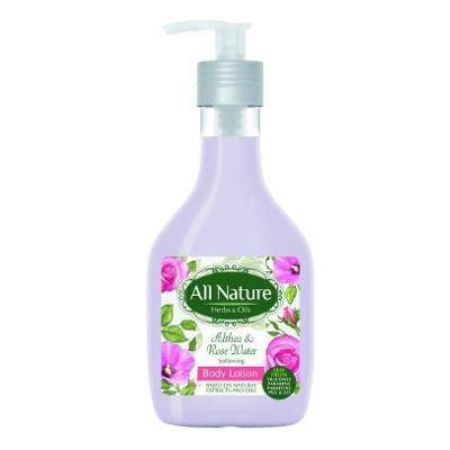 Lotiune de corp cu Althea si apa de trandafiri, 260 ml, All Nature