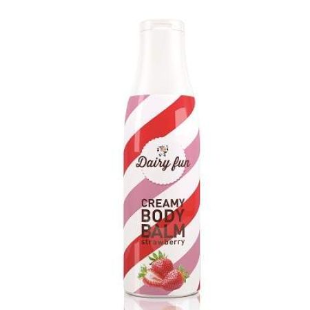 Lotiune de corp cu capsuni Dairy Fun, 400 ml, Delia Cosmetics