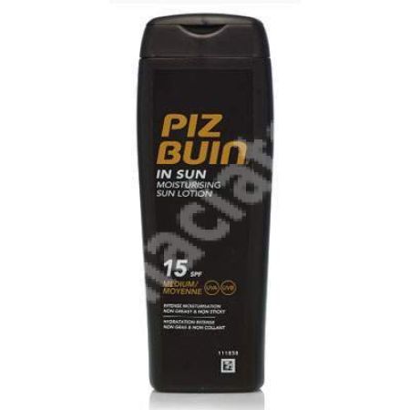 Lotiune hidratanta pentru expunerea la soare SPF 15, 200 ml, Piz Buin