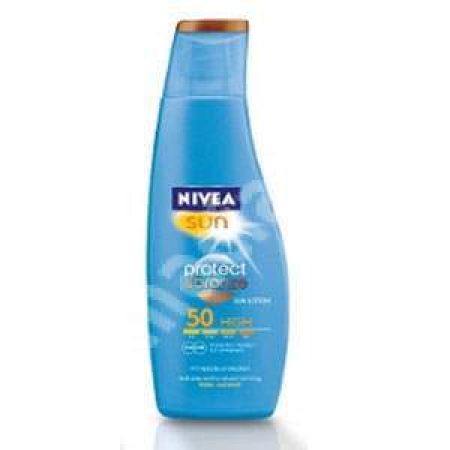 Lotiunea protectie solara Sun Protect & Bronze SPF 50, 200 ml, Nivea