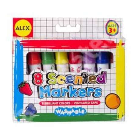 Markere lavabile parfumate 3 ani+, 231, Alex Toys