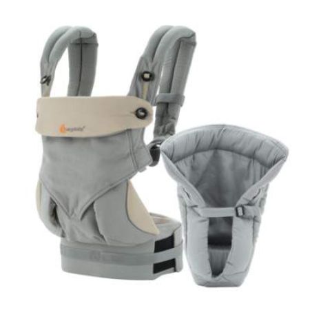 Marsupiu 4 pozitii 360 cu suport nou-nascuti Grey, 3-15 Kg, BCII360AGRY, Ergobaby