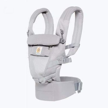 Marsupiu pentru copii, Adapt Performance Cool Air Mesh, Pearl Grey, ErgoBaby