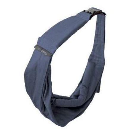 Sistem de purtare bumbac pentru copii Sling, Country Blue, 0-1 an, Minimonkey